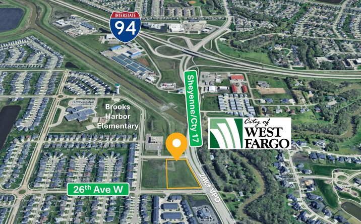 Pictures of Land property located at 2500 Sheyenne St W, West Fargo, ND 58078 for sales - image #1