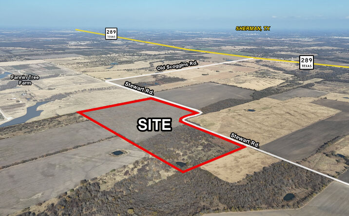 Pictures of Land property located at NWQ Stewart Rd. & Melton Rd., Dorchester, TX 75459 for sales - image #1