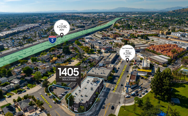 Pictures of Office property located at 1405 North San Fernando Boulevard, Burbank, CA 91504 for sales - image #1