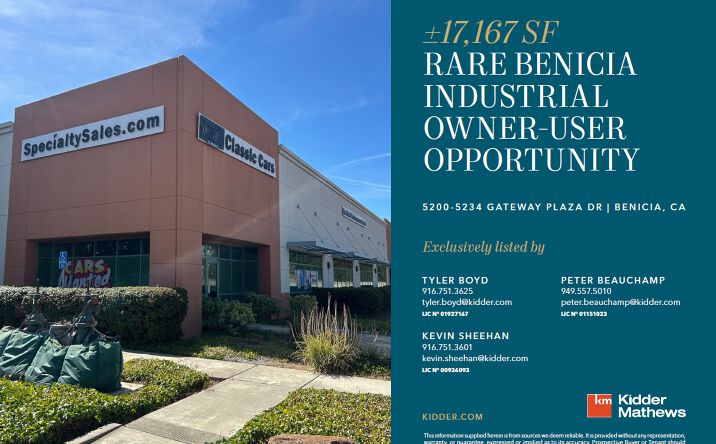 Pictures of Industrial property located at 5200-5234 Gateway Plaza Dr, Benicia, CA 94510-1205 for sales - image #1