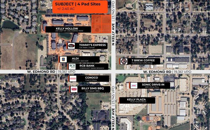 Pictures of Land property located at N. Kelly Avenue & W. Edmond Road, Edmond, OK 73003-5703 for sales - image #1