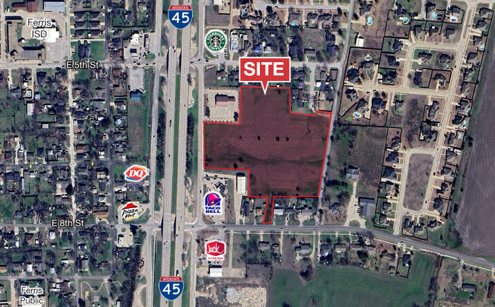 Pictures of Land property located at 660 S. Interstate 45, Ferris, TX 75125 for sales - image #1