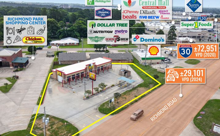 Pictures of Special Purpose, Retail property located at 2806 Richmond Road, Texarkana, TX 75503 for sales - image #1