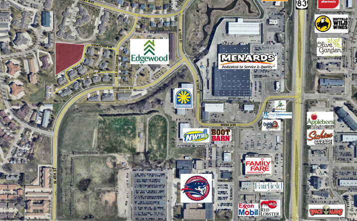 Pictures of Multifamily, Land property located at 3548 Viewpoint Drive, Bismarck, ND 58503 for sales - image #1