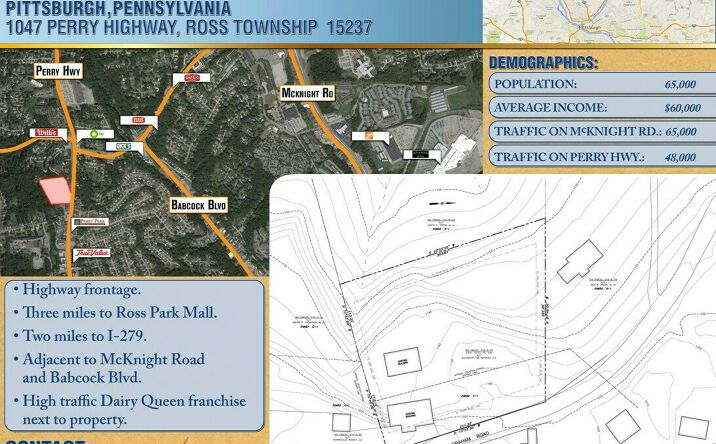 Pictures of Land property located at 1047 Perry Hwy, Pittsburgh, PA 15237 for sales - image #1