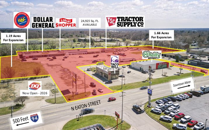 Pictures of Retail, Land property located at 1450 N EATON ST, ALBION, MI 49224, 1506 North Eaton Street, Albion, MI 49224 for sales - image #1