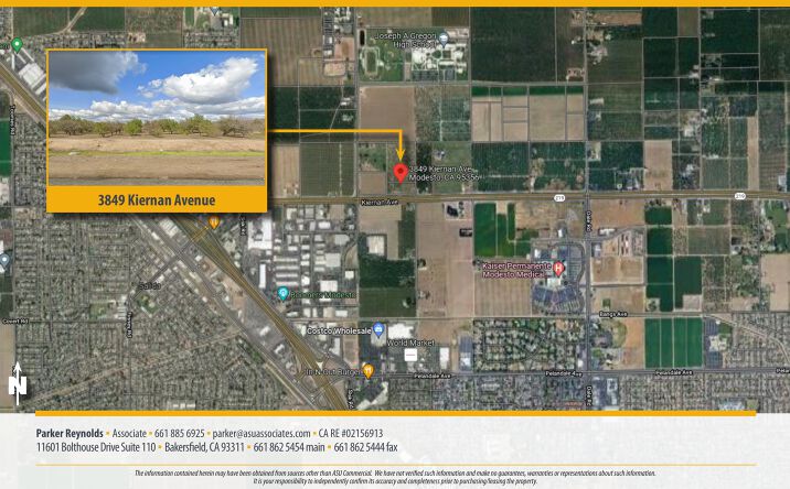 Pictures of Land property located at 3849 Kiernan Avenue, Modesto, CA 95356-9003 for sales - image #1