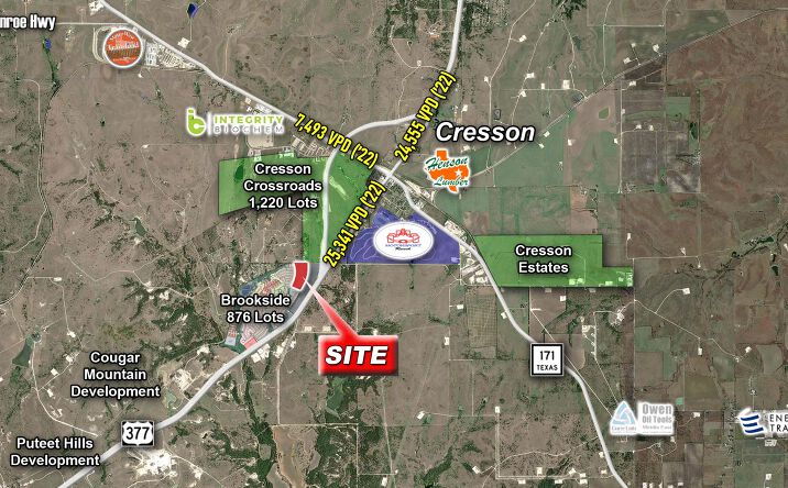Pictures of Multifamily property located at SWC HWY 377 & Old Grandbury Road, Cresson, TX 76035 for sales - image #1