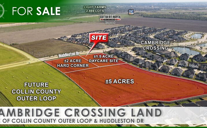 Pictures of Land property located at SWC of Collin County Outer Loop & Huddleston Dr, Celina, TX 75009-4382 for sales - image #1
