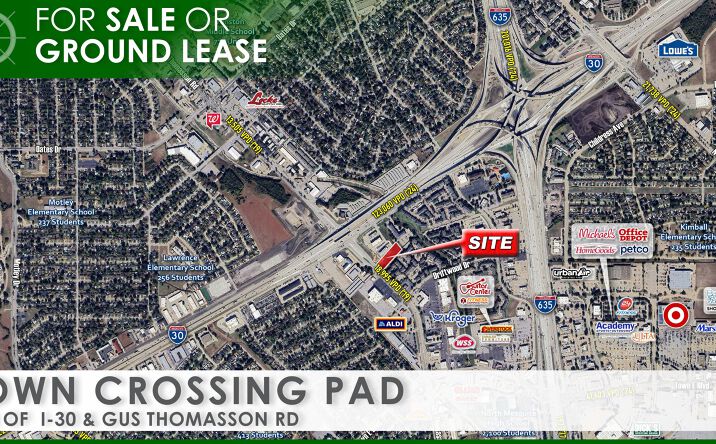 Pictures of Retail, Land property located at SEQ of I-30 & Gus Thomasson Rd, Mesquite, TX 75150 for sales - image #1
