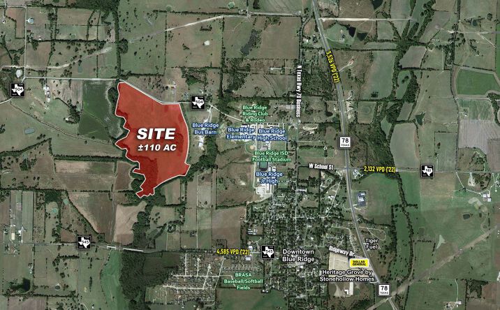 Pictures of Land property located at CR-504, Blue Ridge, TX 75424 for sales - image #1