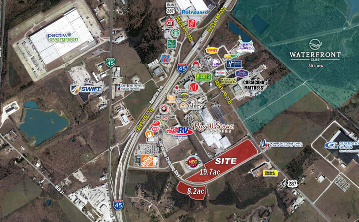 Pictures of Land property located at Corsicana Crossing Blvd & Us-287, Corsicana, TX 75109 for sales - image #1