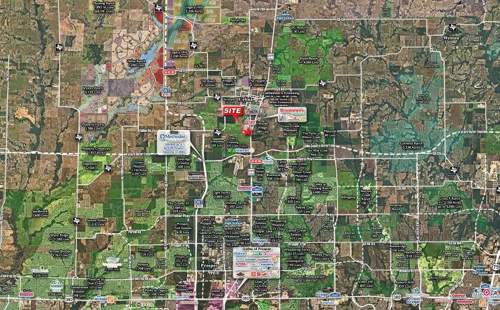 Pictures of Retail, Land property located at NWC of Preston Rd & Glendenning Pkwy, Celina, TX 75009 for sales - image #1