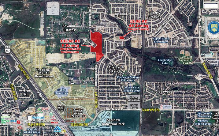 Pictures of Land property located at Wagley Robertson and Heritage Trace Parkway, Fort Worth, TX 76244 for sales - image #1