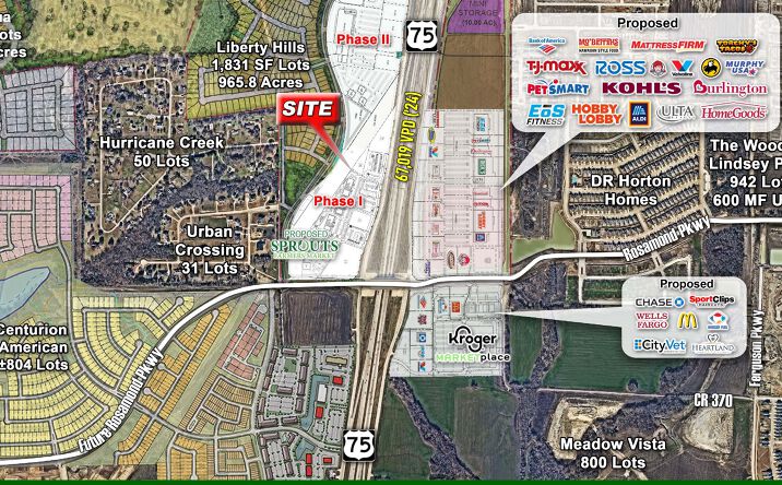 Pictures of Land property located at NWC of US-75 & Rosamond Pkwy, Anna, TX 75409 for sales - image #1