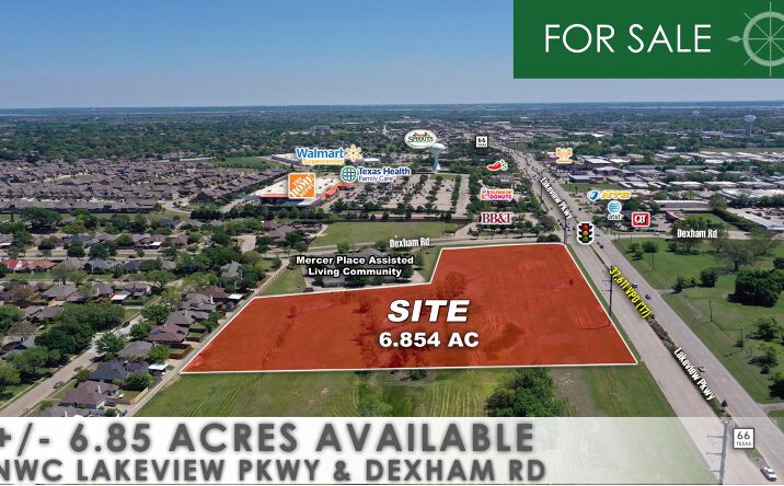 Pictures of Land property located at NWC Lakeview Parkway & Dexham Road, Rowlett, TX 75089 for sales - image #1