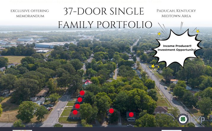 Pictures of Multifamily property located at 37-Door Single Family Portfolio, Paducah, KY 42001-4273, 1100 Martin Luther King Jr Dr, Paducah, KY 42001, 1108 MLK, Jr Dr, Paducah, KY 42001, 1108 Olive St, Paducah, KY 42001, 1220 MLK, Jr Dr, Paducah, KY 42001, 1221 Monroe, Paducah, KY 42001, 1420 Park Ave, Paducah, KY 42001, 1425 Bloomfield Ave, Paducah, KY 42001, 1435 MLK, Jr Dr, Paducah, KY 42001, 1607 N 11th St, Paducah, KY 42001, 1620 Harrison St, Paducah, KY 42001, 1623 N 11th St, Paducah, KY 42001, 1625 N 11th St, Paducah, KY 42001, 521 N 11th St, Paducah, KY 42001, 6305 US Hwy 60 W, Paducah, KY 42001, 6315 US Hwy 60 W, Paducah, KY 42001, 716 N 25th St, Paducah, KY 42001, 724 N 26th, Paducah, KY 42001, 814 N 26th St, Paducah, KY 42001, 907 N 26th, Paducah, KY 42001, 927 N 26th St, Paducah, KY 42001, 936 N 26th St, Paducah, KY 42001, 937 N 26th St, Paducah, KY 42001, 944 Lorine, Paducah, KY 42001, 3001 Clark St, Apt A, Paducah, KY 42001, 3001 Clark St, Apt B, Paducah, KY 42001, 3001 Clark St, Apt C, Paducah, KY 42001, 3001 Clark St, Apt D, Paducah, KY 42001, 306 Harahan Blvd, Apt A, Paducah, KY 42001, 306 Harahan Blvd, Apt B, Paducah, KY 42001, 306 Harahan Blvd, Apt C, Paducah, KY 42001, 411 W Jefferson St, Paducah, KY 42001, 413 W Jefferson St, Paducah, KY 42001, 1114 Olive St, Paducah, KY 42001, 1609 N 11th St, Paducah, KY 42001, 1826 N 10th St, Paducah, KY 42001, 2121 N 13th, Paducah, KY 42001, 4815 Leonard Futrell Rd, Paducah, KY 42001 for sales - image #1