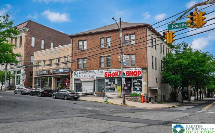 Pictures of Retail, Multifamily, Mixed Use property located at 2 - 10 South Fourth St & 408 Chestnut St, Emmaus, PA 18049 for sales - image #1
