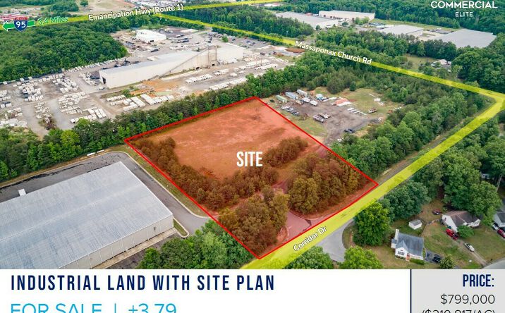 Pictures of Land property located at 8631 Corridor Drive, Fredericksburg, VA 22407 for sales - image #1