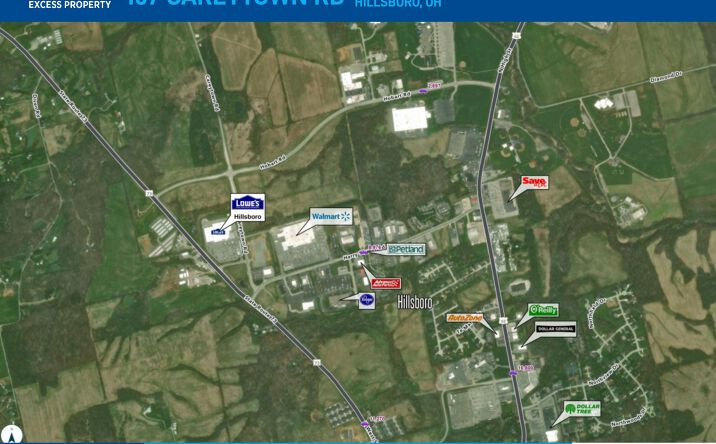 Pictures of Land property located at 107 Careytown Rd, Hillsboro, OH 45133 for sales - image #1