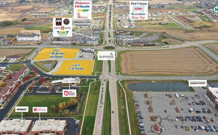 Pictures of Retail property located at 2651 West Main Street & 160 South Grand Avenue, Sun Prairie, WI 53718 for sales - image #1