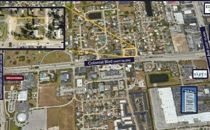 Pictures of Land property located at 1741 Colonial Blvd, Fort Myers, FL 33901 for sales - image #1