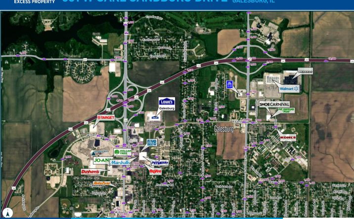 Pictures of Retail, Land property located at 531 W Carl Sandburg Drive, Galesburg, IL 61401 for sales - image #1