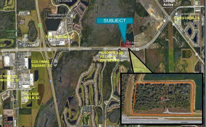 Pictures of Land property located at 10631-10681 Colonial Blvd., Fort Myers, FL 33913 for sales - image #1