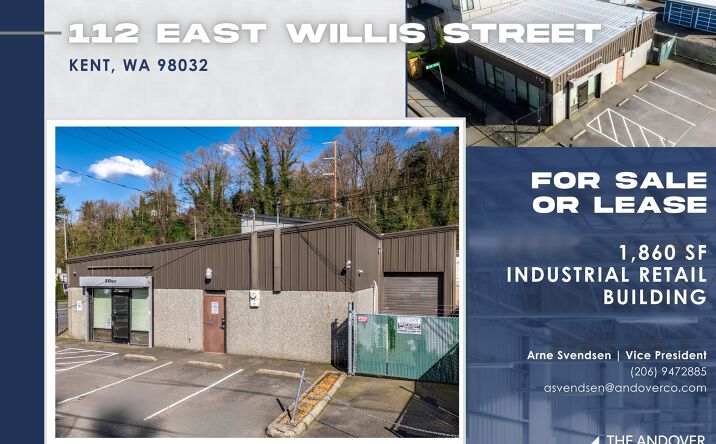 Pictures of Retail, Industrial property located at 112 East Willis Street, Kent, WA 98032 for sales - image #1