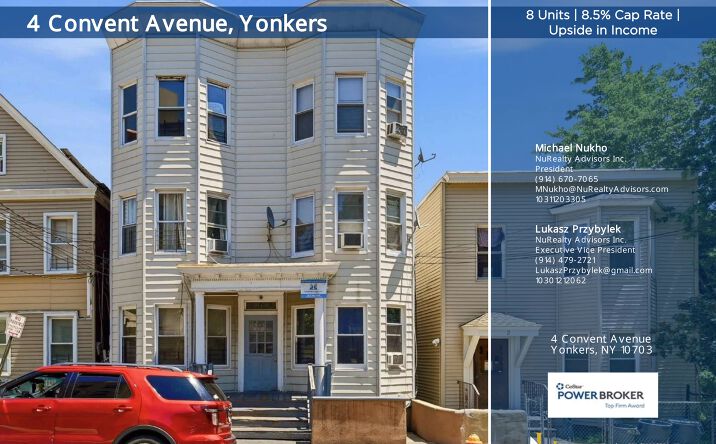 Pictures of Multifamily property located at 4 Convent Ave, Yonkers, NY 10703 for sales - image #1