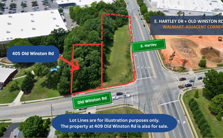 Pictures of Land property located at 405 Old Winston Road, High Point, NC 27265 for sales - image #1