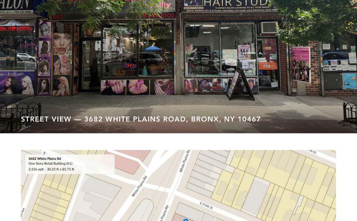 Pictures of Retail property located at 3682 White Plains Road, New York City, NY 10467 for sales - image #1