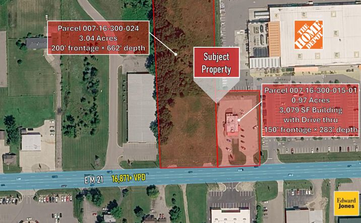 Pictures of Land property located at 2165 East Main Street, Owosso, MI 48867 for sales - image #1