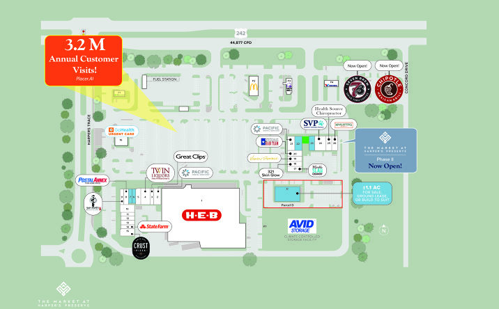 Pictures of Retail, Land property located at Hwy 242 & Harper's Trace, The Woodlands, TX 77385 for sales - image #1