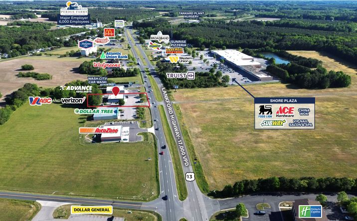 Pictures of Retail property located at 3527 LANKFORD HWY, EXMORE, VA 23350-2647 for sales - image #1