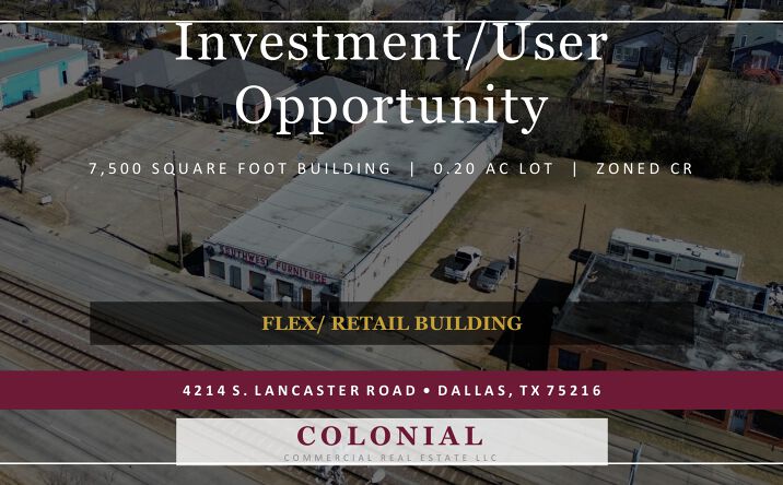 Pictures of Retail, Office property located at 4214 S. Lancaster Road, Dallas, TX 75216 for sales - image #1