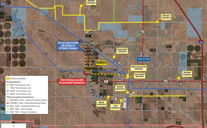 Pictures of Land property located at SWC Ethington Road & Clayton Road, Casa Grande, AZ 85193 for sales - image #1