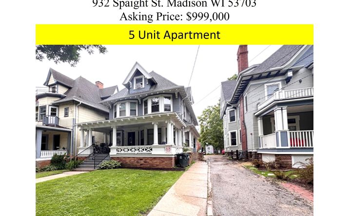 Pictures of Multifamily property located at 932 Spaight Street, Madison, WI 53703 for sales - image #1