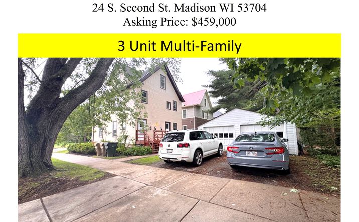 Pictures of Multifamily property located at 24 S 2nd Street, Madison, WI 53704 for sales - image #1