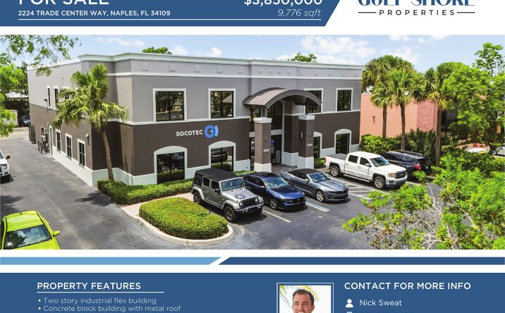 Pictures of Office, Industrial property located at 2224 Trade Center Way, Naples, FL 34109 for sales - image #1