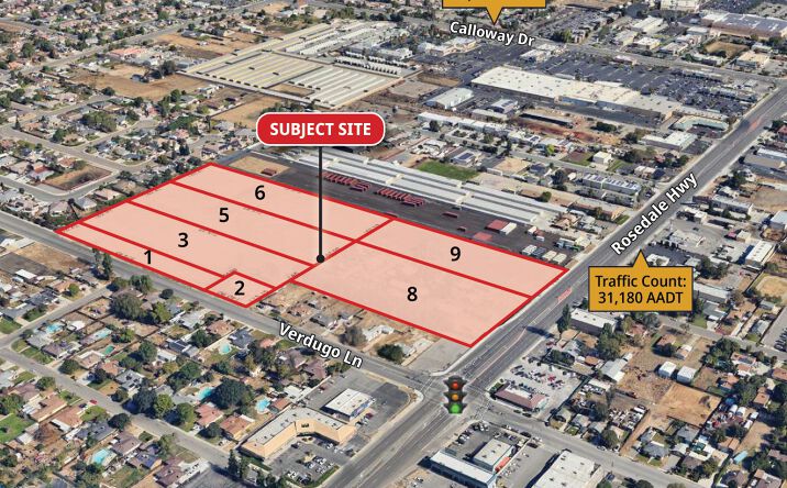 Pictures of Land property located at Rosedale Hwy & Verdugo Ln, Bakersfield, CA 93312 for sales - image #1