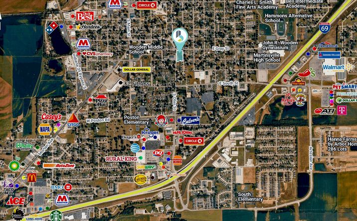 Pictures of Land property located at 801 North Ohio Street, Martinsville, IN 46151 for sales - image #1