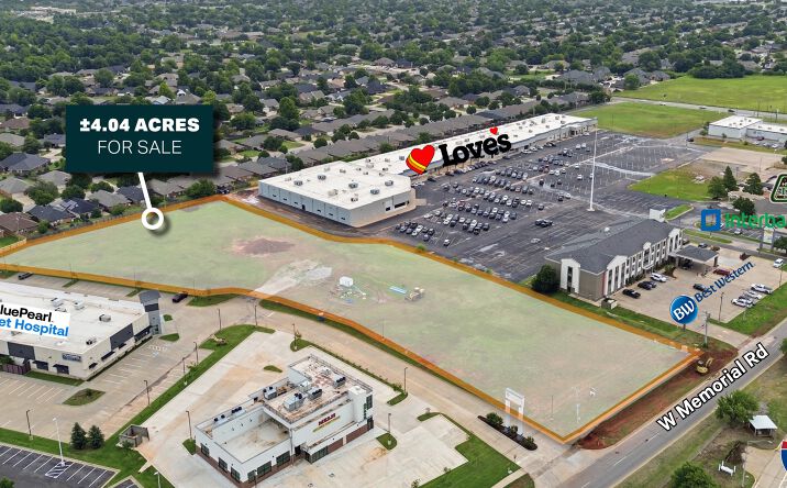 Pictures of Land property located at 1401 W Memorial Rd (Adjacent Land), Oklahoma City, OK 73114 for sales - image #1