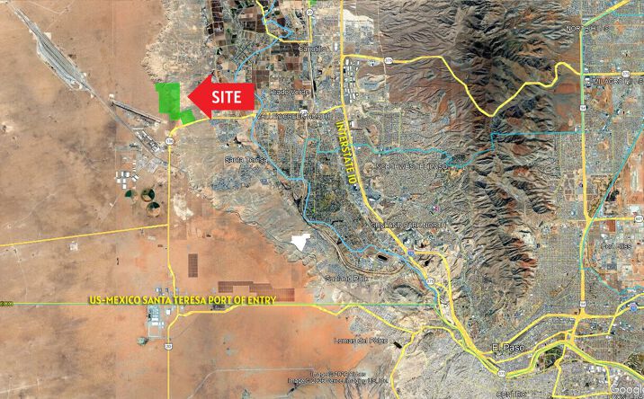 Pictures of Land property located at 170 Pete V Domenici Highway, Santa Teresa, NM 88008 for sales - image #1