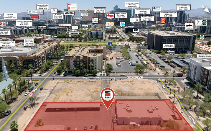 Pictures of Office, Land property located at 1405 North 1st Street, Phoenix, AZ 85004 for sales - image #1
