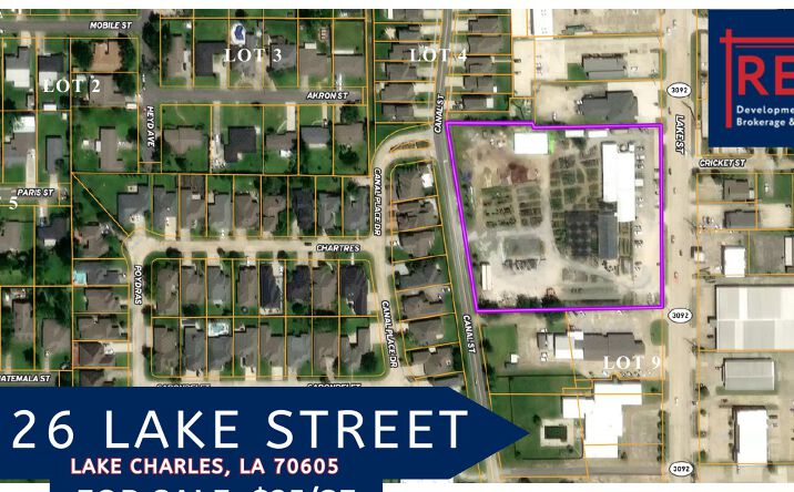 Pictures of Land property located at 4226 Lake Street, Lake Charles, LA 70605 for sales - image #1