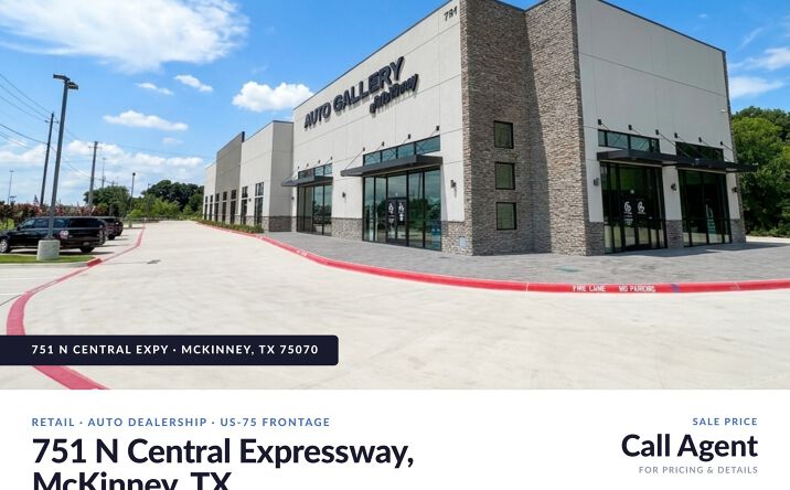 Pictures of Retail property located at 751 N Central Expressway, McKinney, TX 75070 for sales - image #1