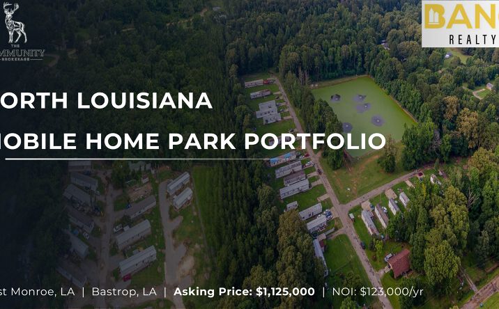 Pictures of Mobile Home Park property located at 1114-1116 Washington St, West Monroe, LA 71292, 6158 Ridge Drive, Bastrop, LA 71220 for sales - image #1