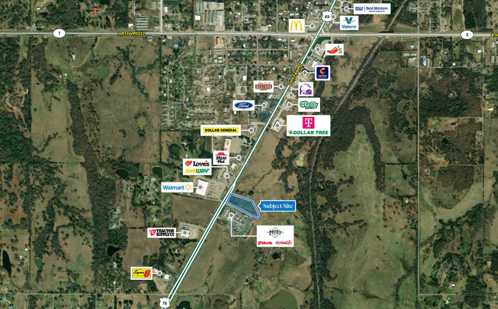 Pictures of Retail, Land property located at S Mississippi Ave and Redbud Ln, Atoka, OK 74525 for sales - image #1