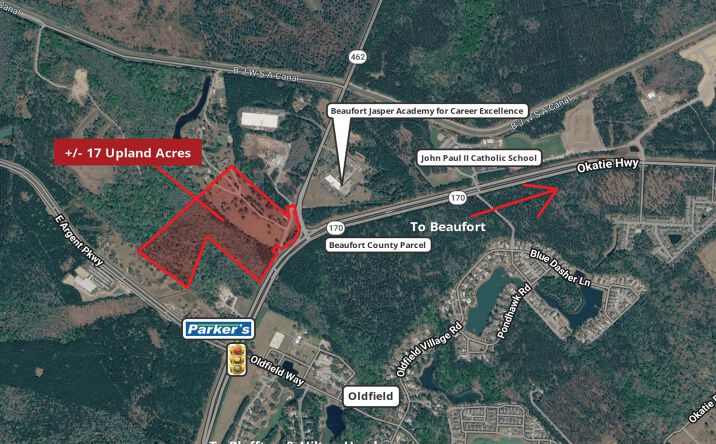 Pictures of Land property located at Highway 170 & Highway 462, Ridgeland, SC 29927 for sales - image #1